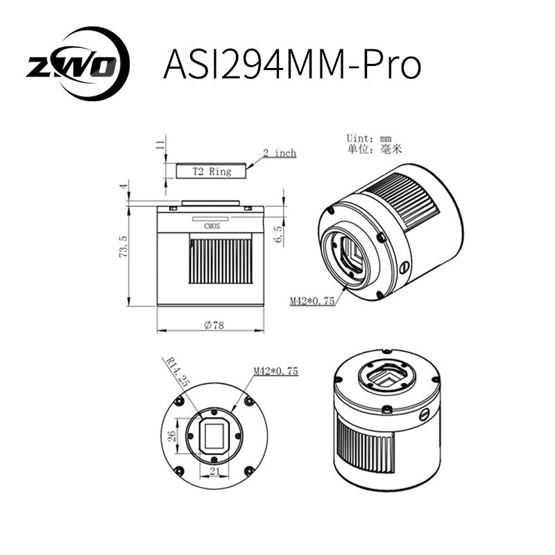 ZWO ASI294MM Pro / KIT