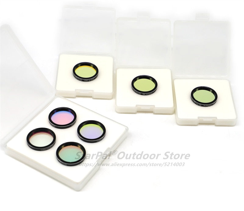 OPTOLONG 1.25" Filter SHO H-Alpha 7nm SII-CCD 6.5nm OIII-CCD 6.5nm