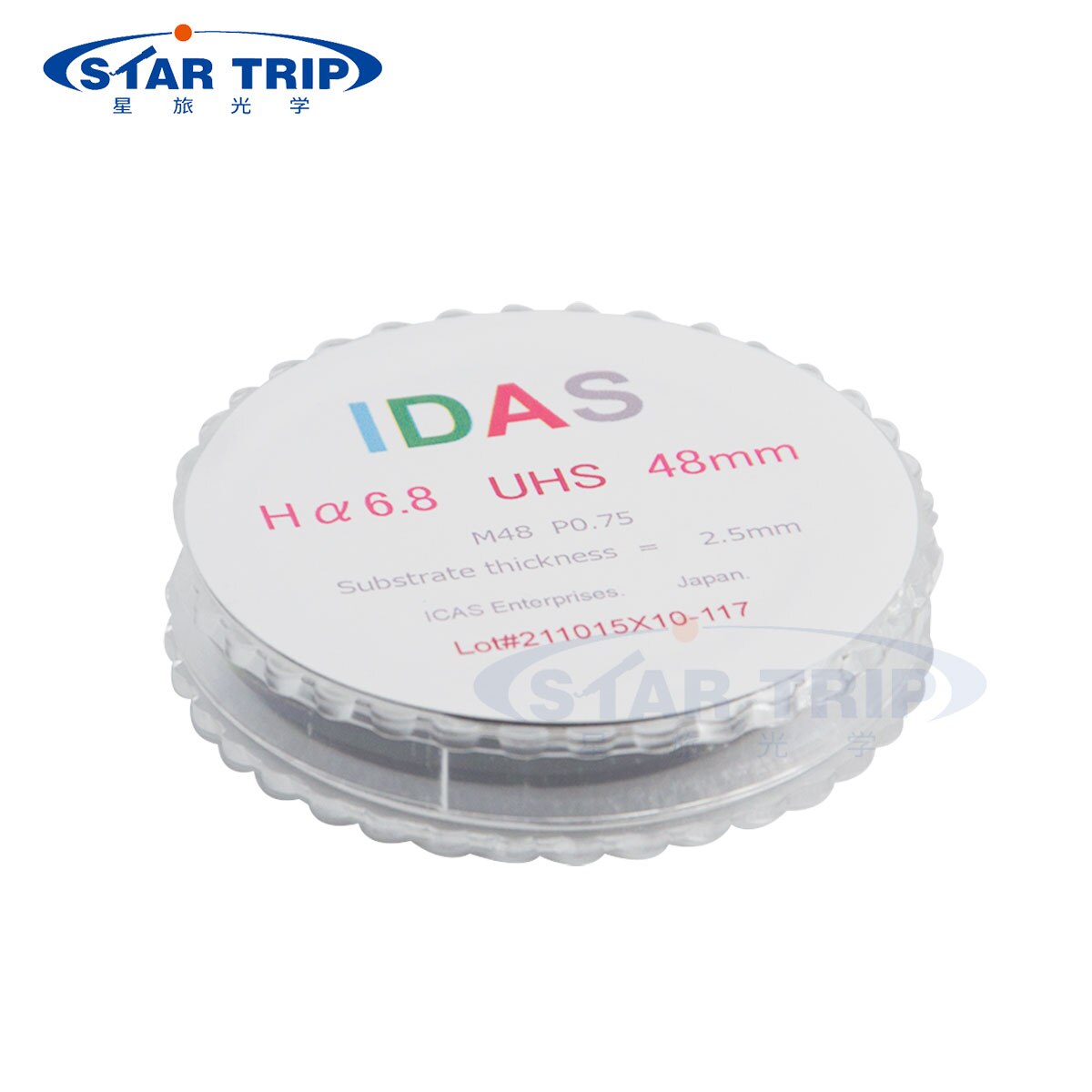 IDAS 2" M48 Mounted Narrowband Ha 6.8nm Filter Class UHS (2.5mm) Suitable for F2.2 or faster optics / RASA8 and HyperStar Series