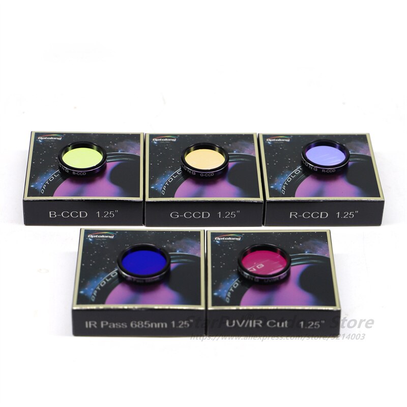 OPTOLONG Planetary Filters kit 1.25 / 2 inch (UV/IR Cut, R, G, B)