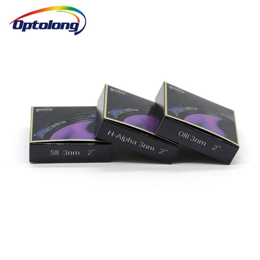 Optolong SHO-3nm Narrowband Filters Kit SII 3nm, H-Alpha 3nm, OIII 3nm 2inch