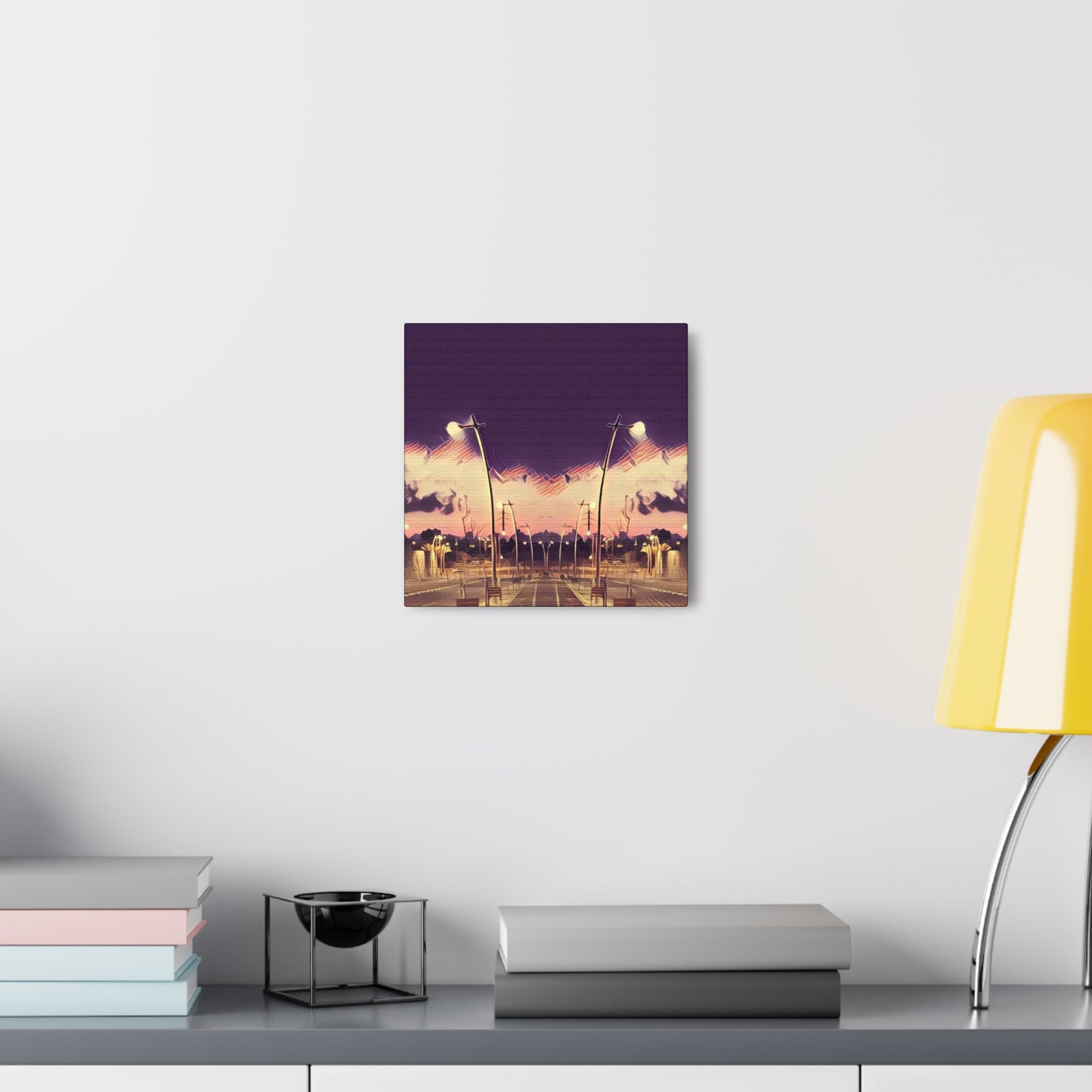 We Meet Purple Canvas