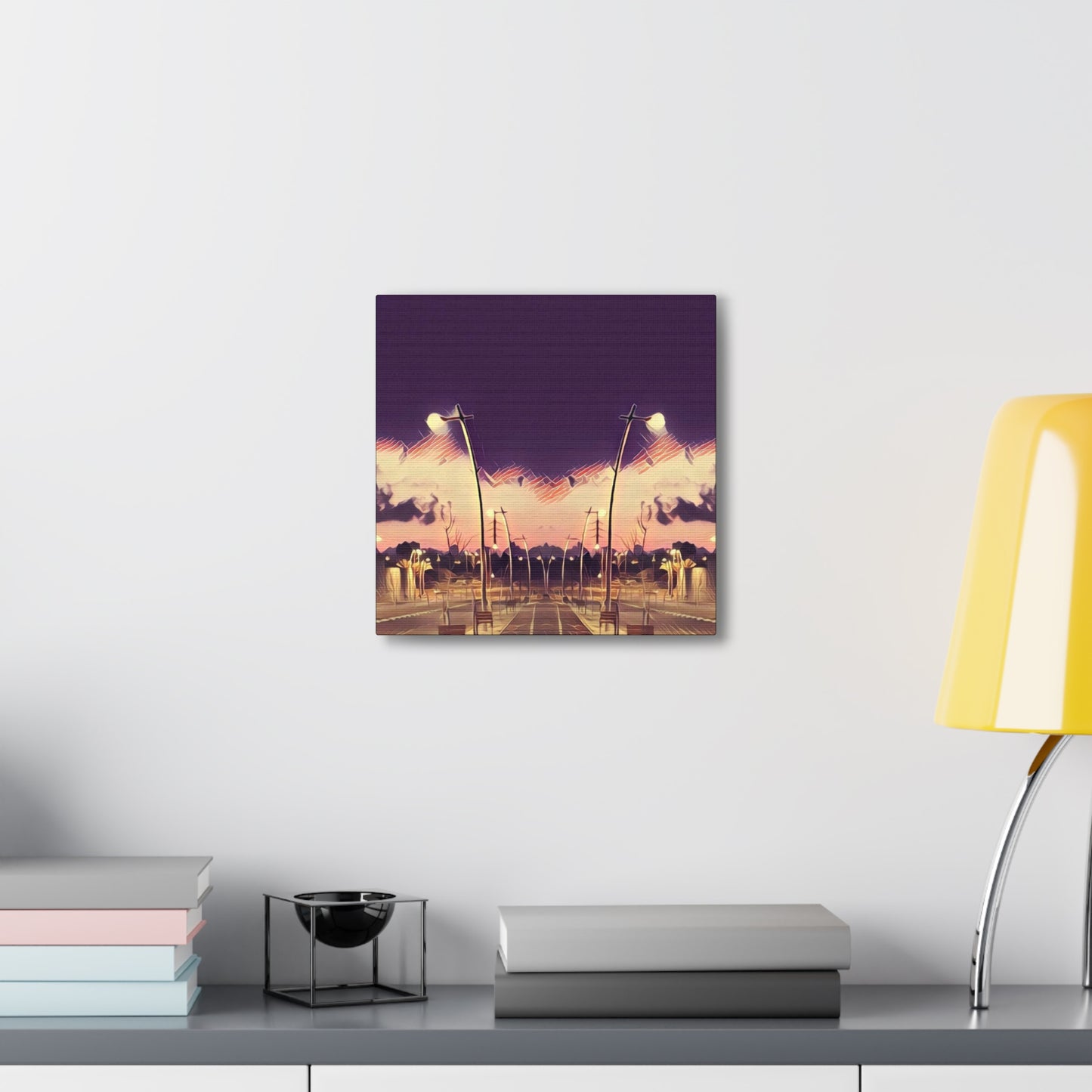 We Meet Purple Canvas
