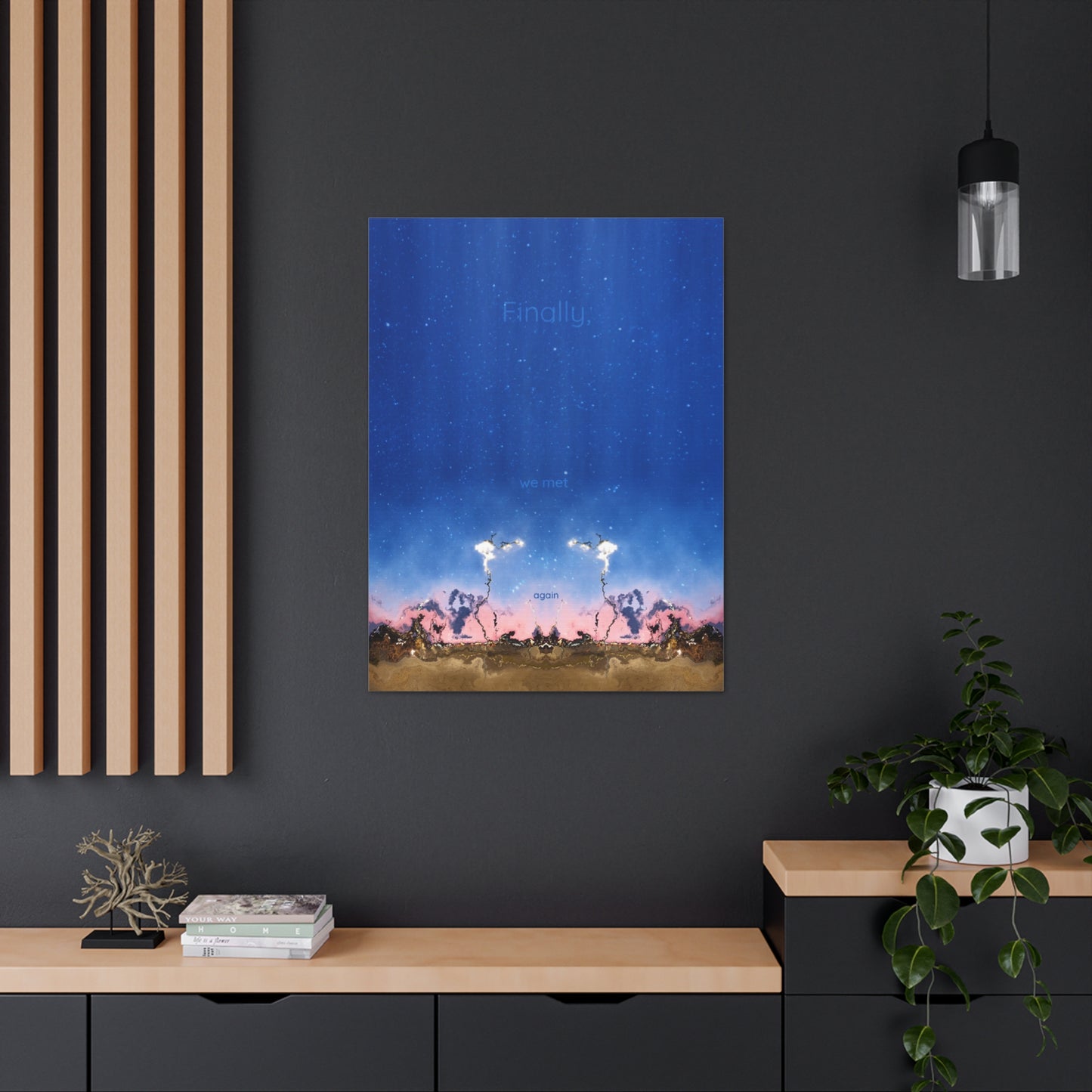 Finally We Met Again Canvas