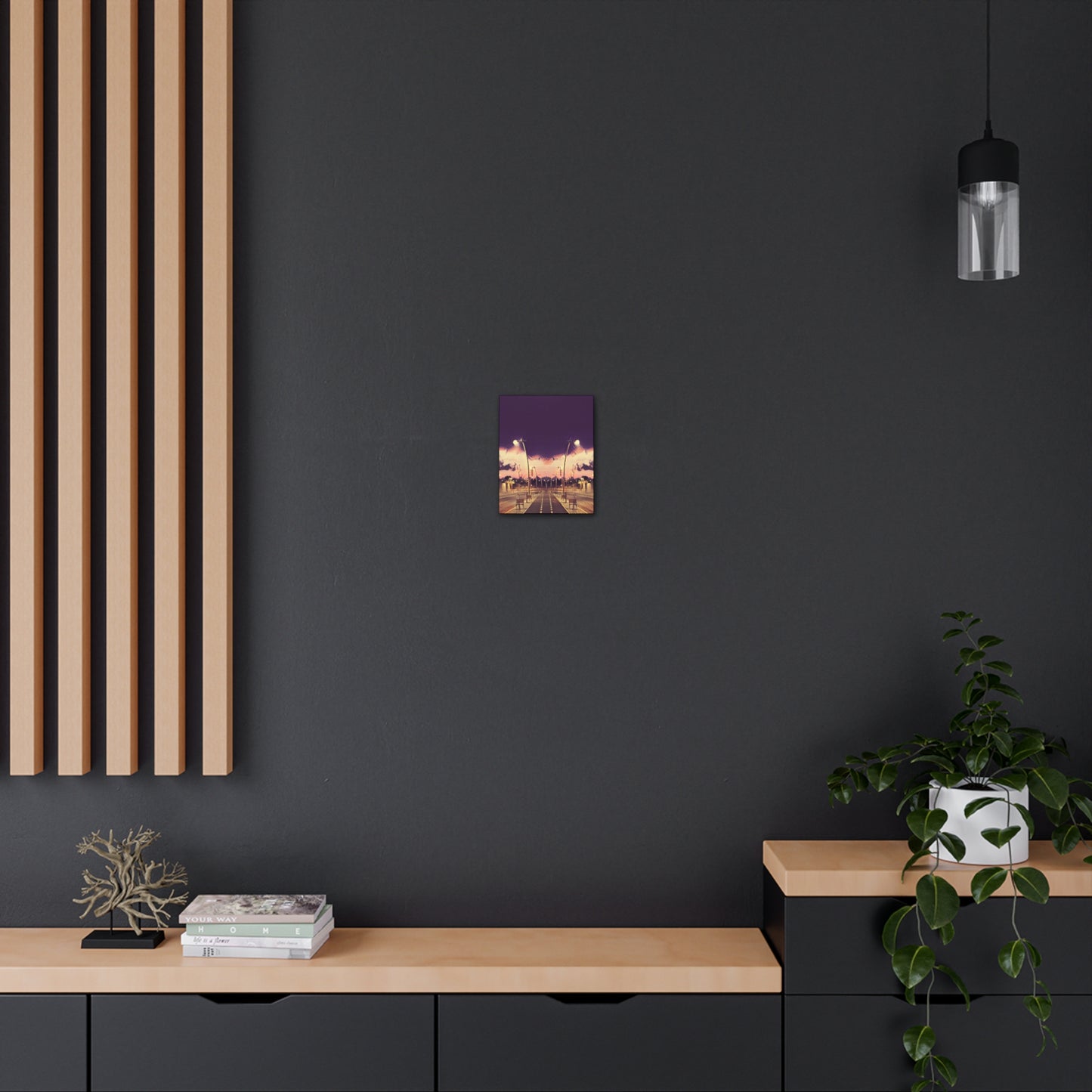 We Meet Purple Canvas