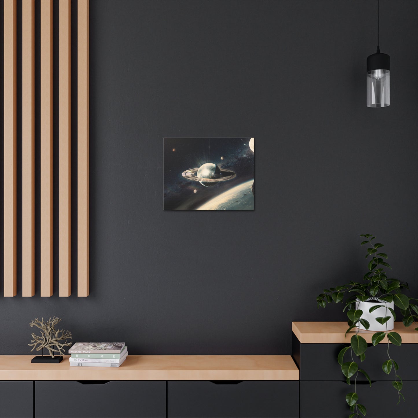 Disco Saturn Canvas