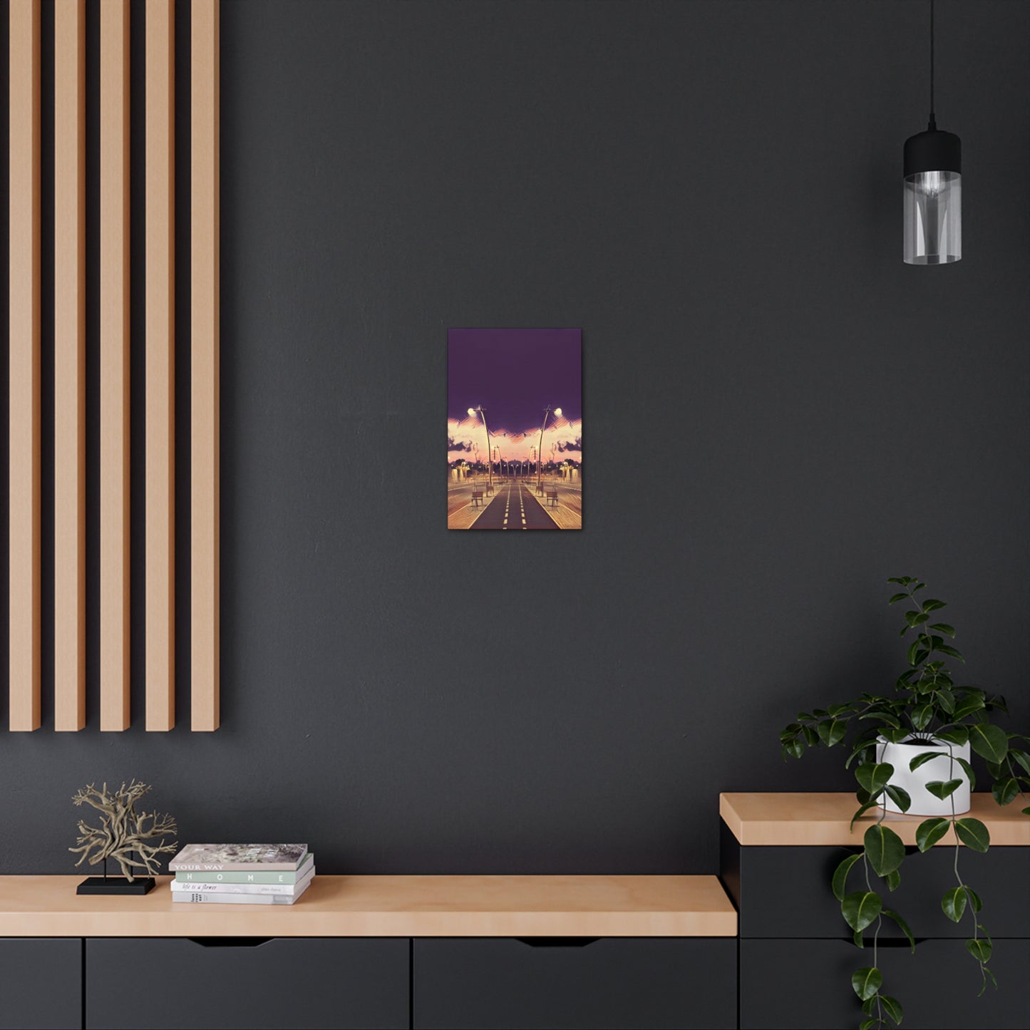 We Meet Purple Canvas