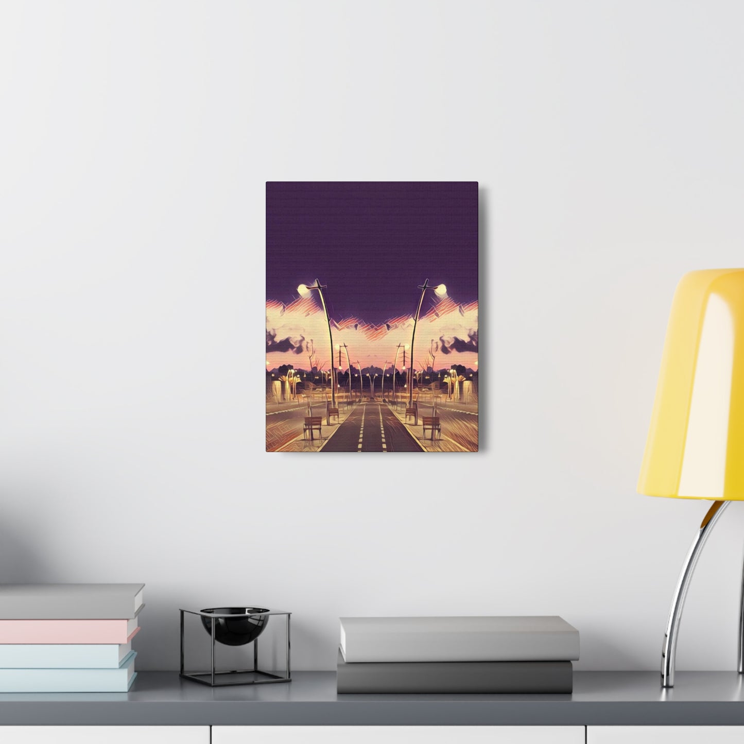We Meet Purple Canvas