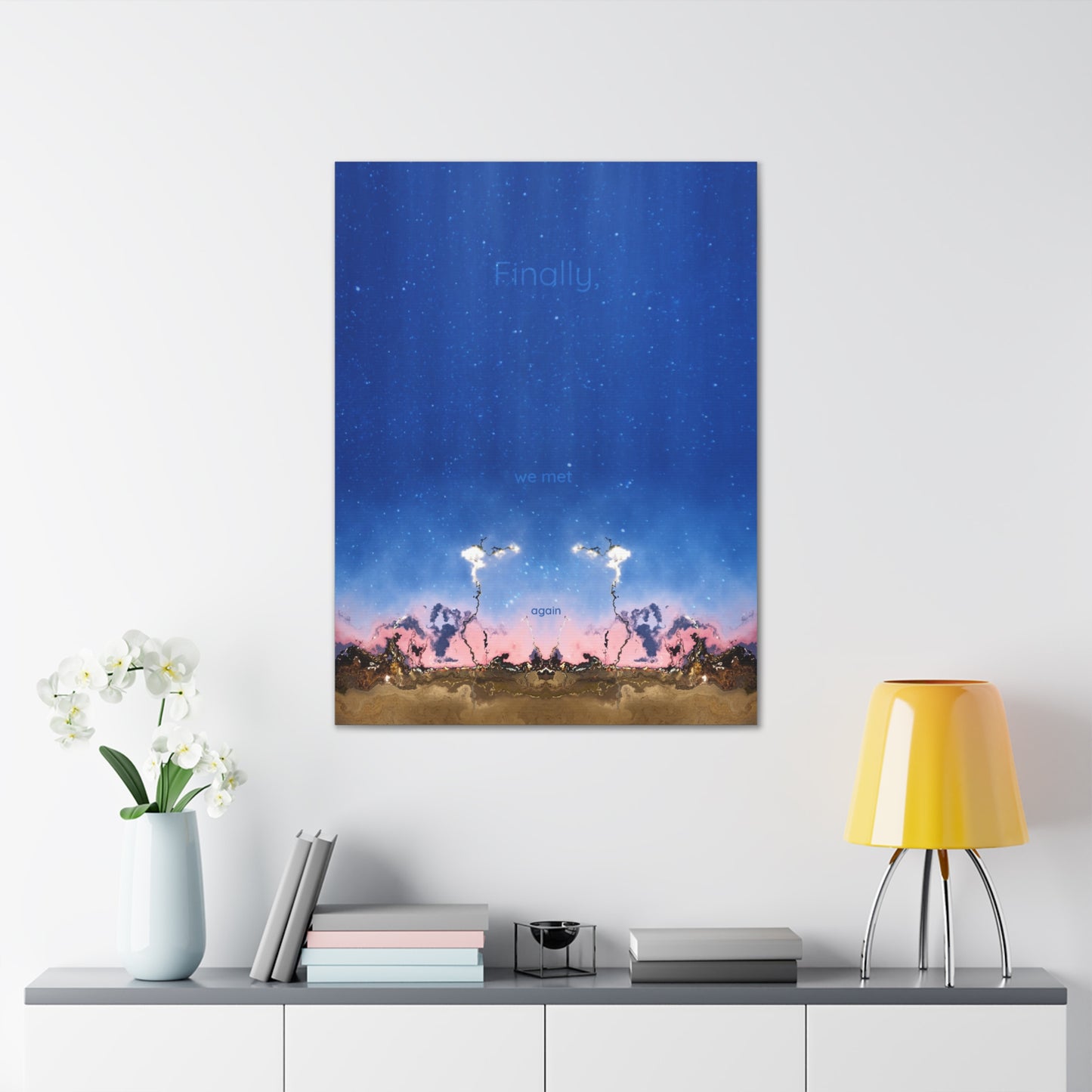Finally We Met Again Canvas
