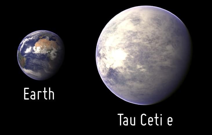 Tau Ceti e Planet: Size, Mass, Gravity, Surface Temperature, Oxygen, Habitable, Atmosphere, Distance, Facts