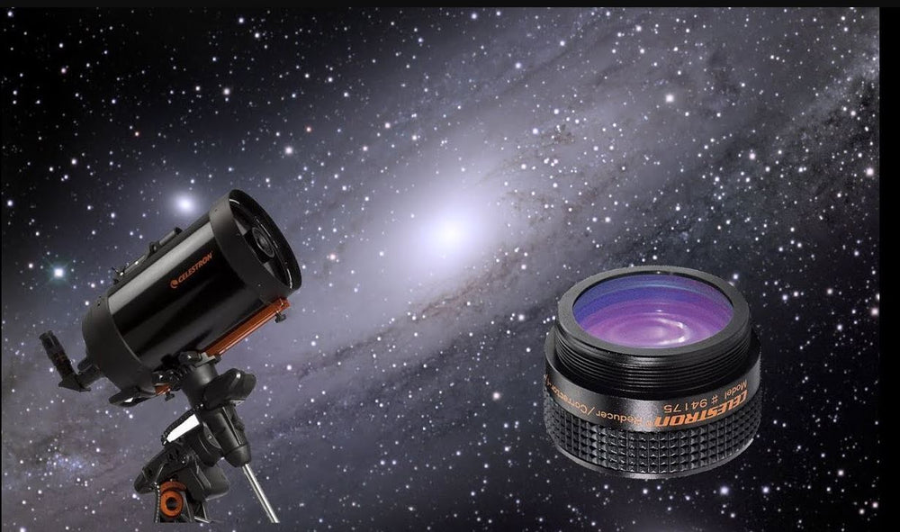 What does a focal reducer do on a telescope