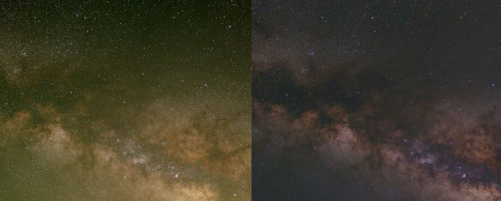 Removing Brown Tones Astrophotography Images