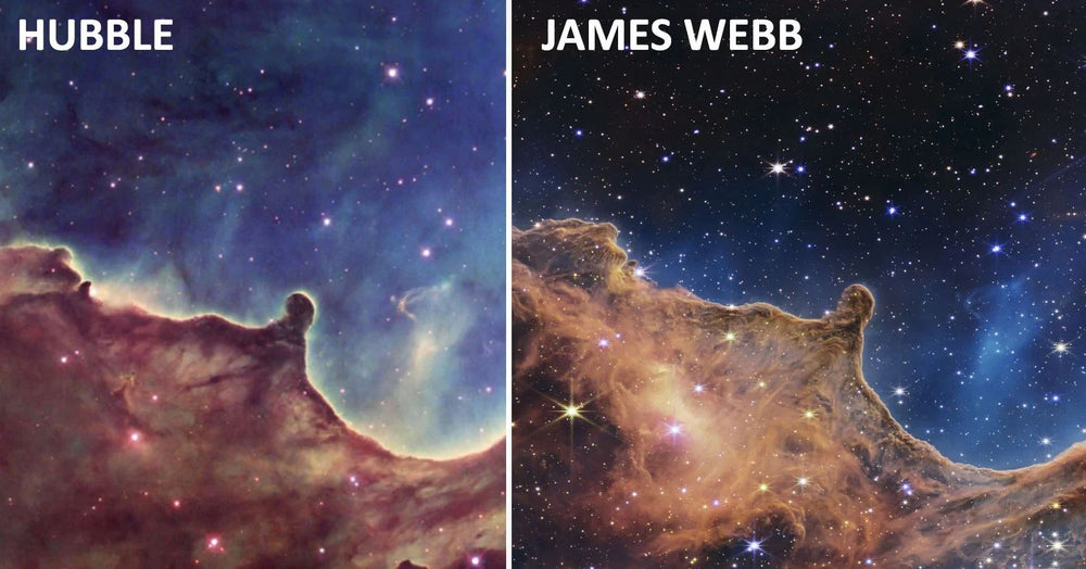James Webb Telescope vs Hubble
