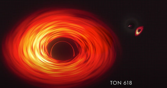 Ton 618 vs Sun vs Earth