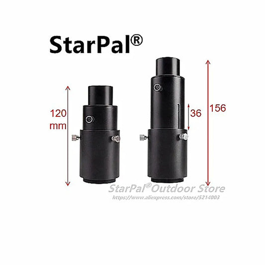 Extension-type Stretch Elastic CA1 Sleeve Fully Metal 1.25" T-Adapter Dedicated M42 Thread for Telescope