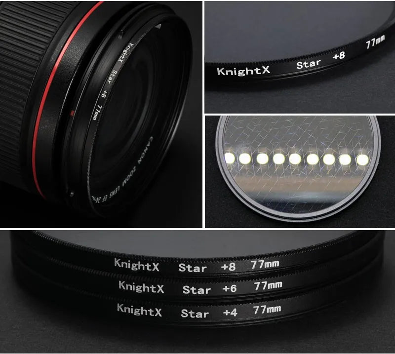 Star Filter for Canon Sony Nikon Camera Lens