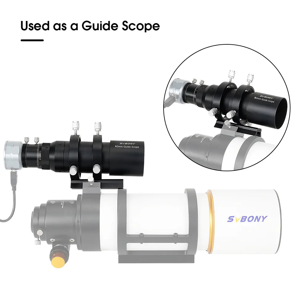 SVBONY SV106 50mm Guide Scope FMC W/ Helical Focuser CCD Image Astrophotography