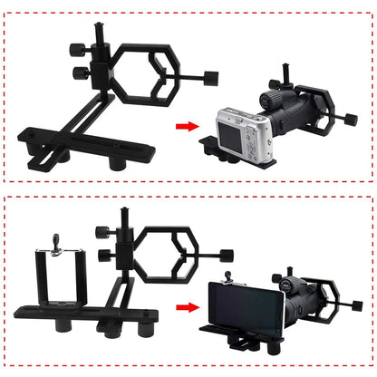 Multi-use Photography Adapter for Telescope / Binocular - Connect Camera or Smartphone