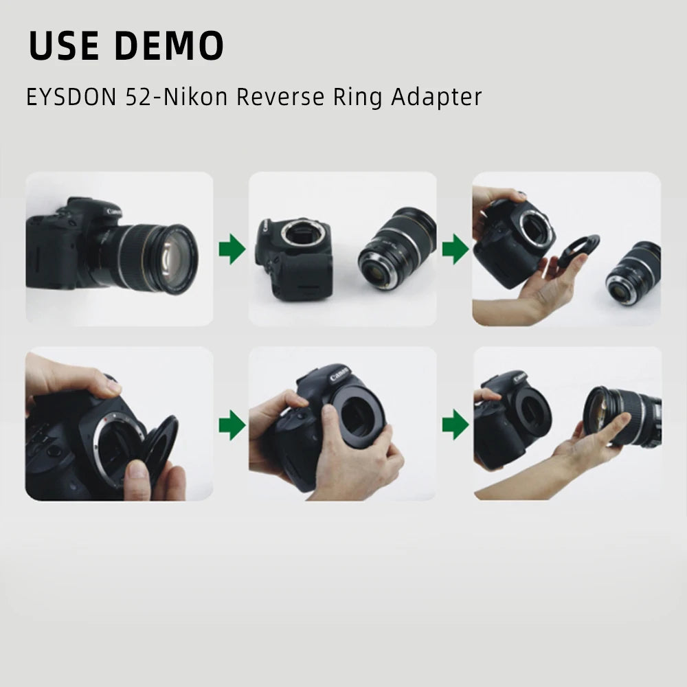 Nikon F Reverse Ring Adapter