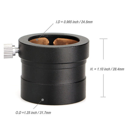 Telescope Eyepiece Adapter 0.965" to 1.25" / 1.25" to 0.965" / 1.25" to 2"