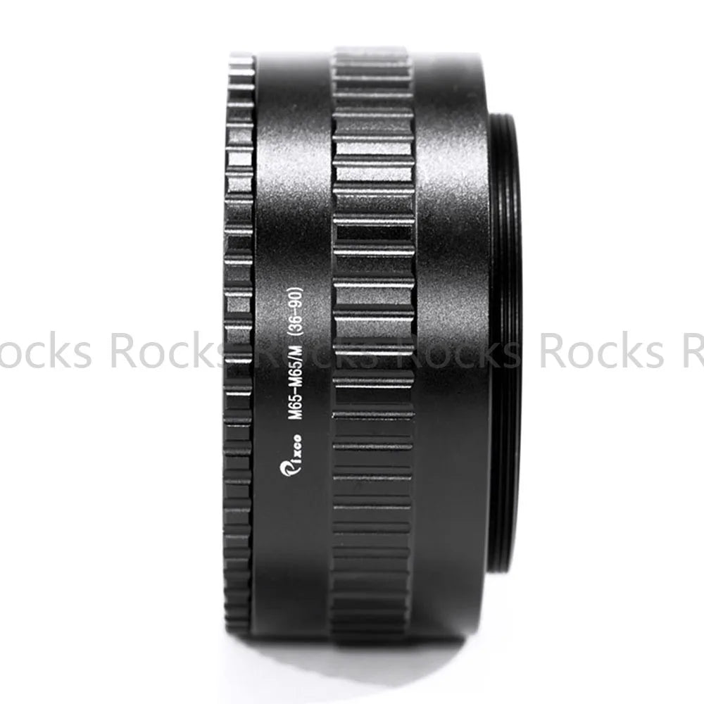 M65 to M65 Mount Lens Adjustable Focusing Helicoid Macro Tube Adapter - 36mm to 90mm