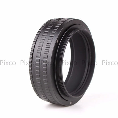 M65 to M65 Mount Lens Adjustable Focusing Helicoid Macro Tube Adapter - 25mm to 55mm