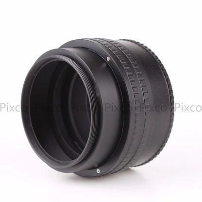 M65 to M65 Mount Lens Adjustable Focusing Helicoid Macro Tube Adapter - 25mm to 55mm