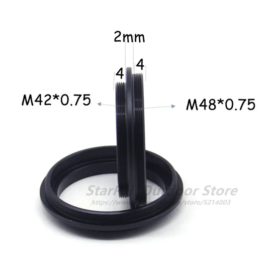 Scope Rings Adapter M48*0.75 to M42*0.75 Male Thread