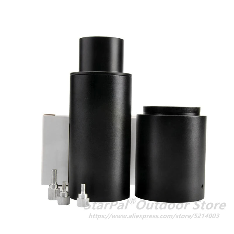 Extension-type Stretch Elastic CA1 Sleeve Fully Metal 1.25" T-Adapter Dedicated M42 Thread for Telescope