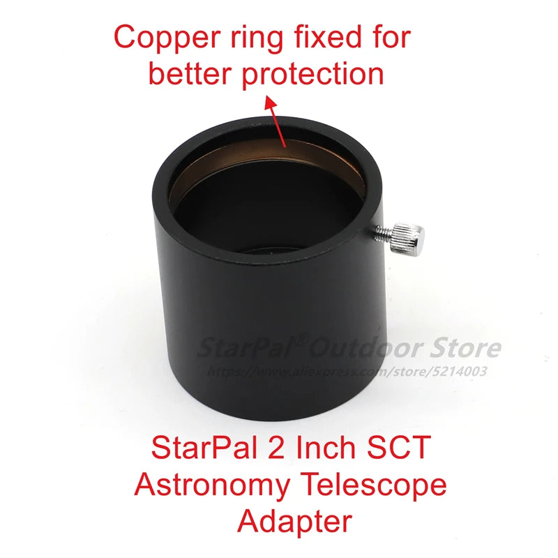 2 Inch SCT Thread Astronomy Adapter