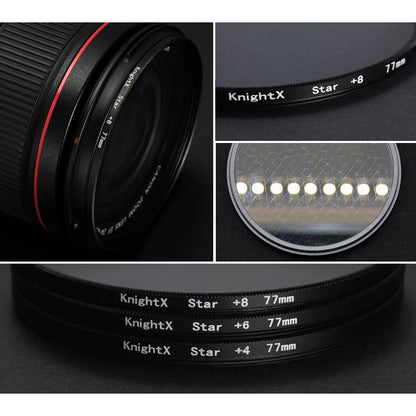 Star Filter for Canon Sony Nikon Camera Lens