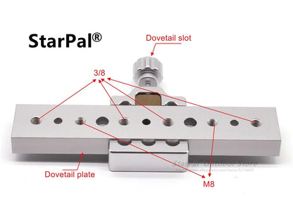 Dovetail Groove Vixen Mounting Platform 210mm