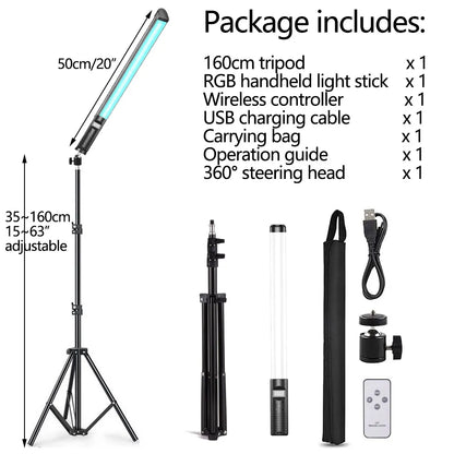 portable rgb led light bar