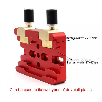 Dual Clamp Losmandy/Vixen Plate with Brass Screw and 2 Locking Screws