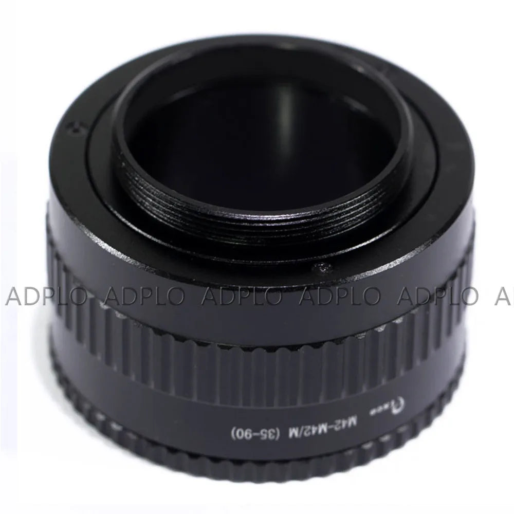 M42 to M42 Mount Lens Adjustable Focusing Helicoid Macro Tube Adapter - 35mm to 90mm