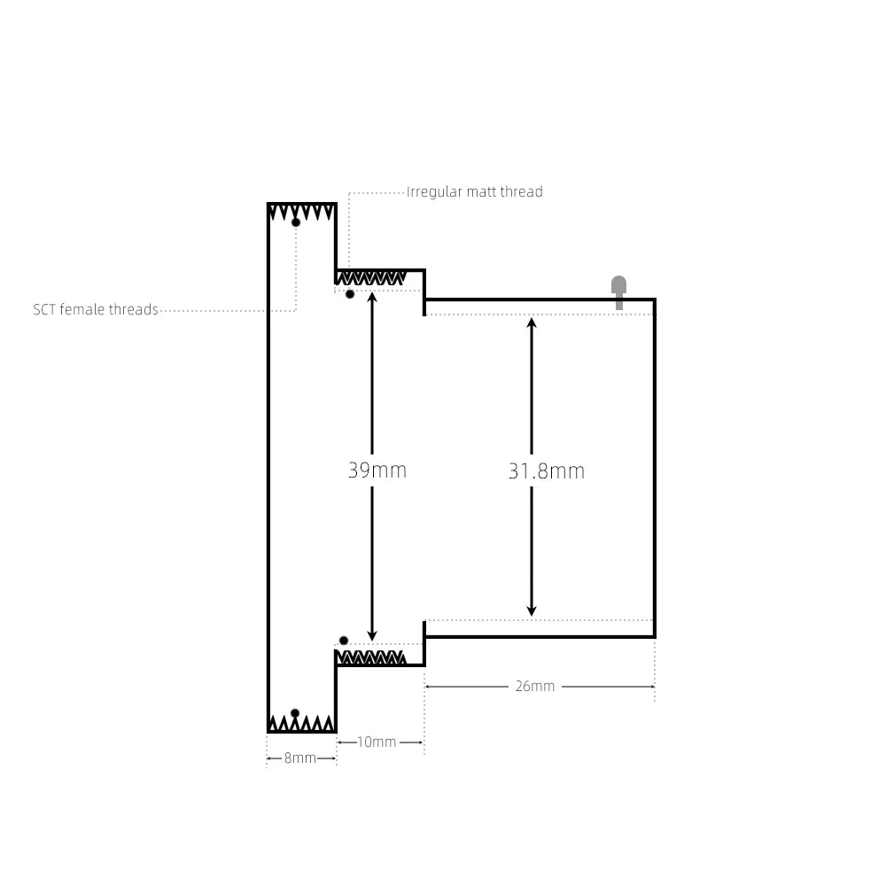 SCT Visual Back Adapter