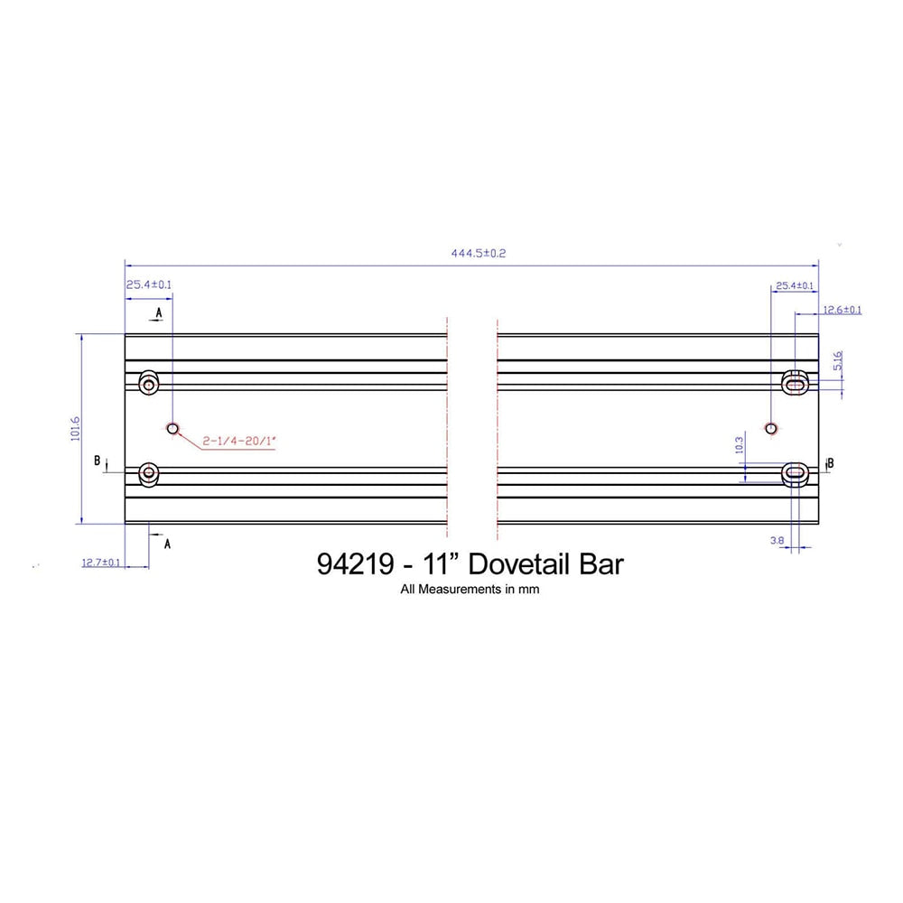 Celestron Telescope Dovetail Bar - 17.5" for 11" CGE 