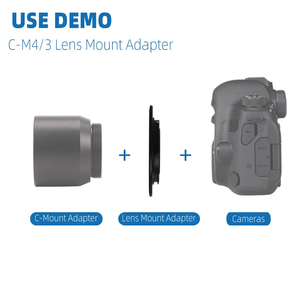 C to M4/3 Lens Mount Adapter