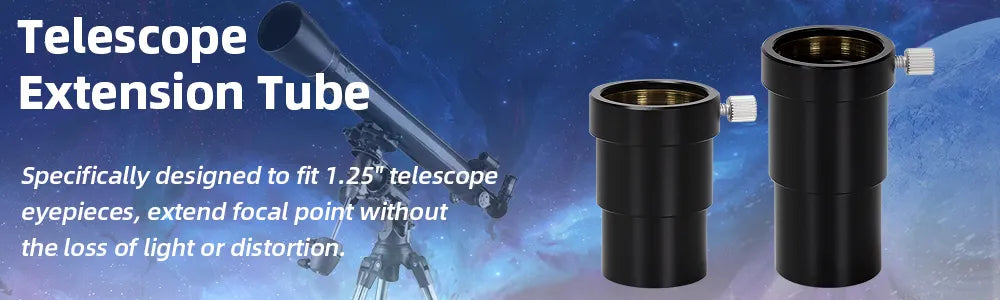 1.25 Inch Telescope Eyepiece Extension Tube