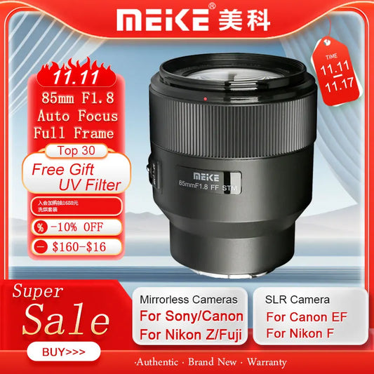 Meike 85mm F1.8 AF Sony Nikon Fuji Canon