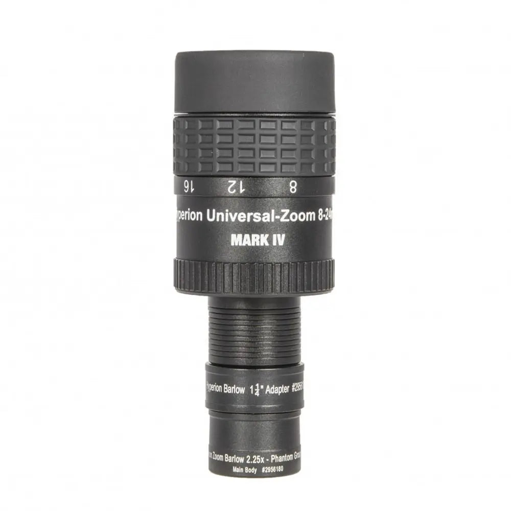 Baader 1.25" & 2" Hyperion Mark IV 8-24mm Zoom Eyepiece with 1.25" 2.25x Hyperion Barlow HYP-ZMBAR 