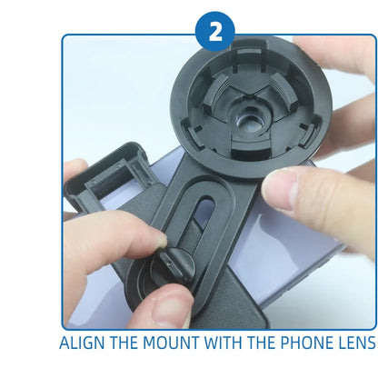 Universal Binocular Telescope Holder Adapter for Mobile Phone