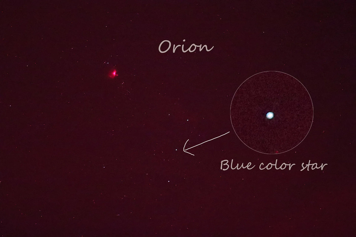 H-Alpha Filter 77mm Astrophotography example