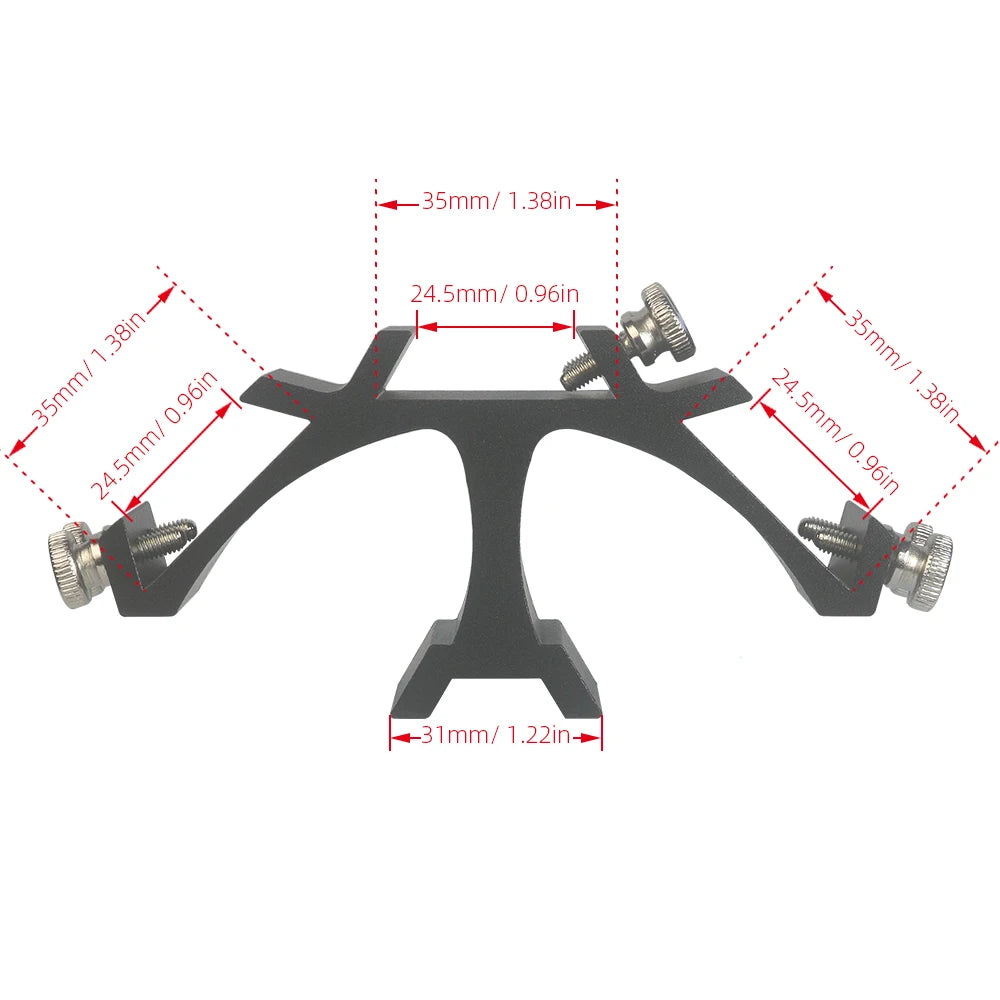 Triple Finderscope Mounting Bracket Dovetail