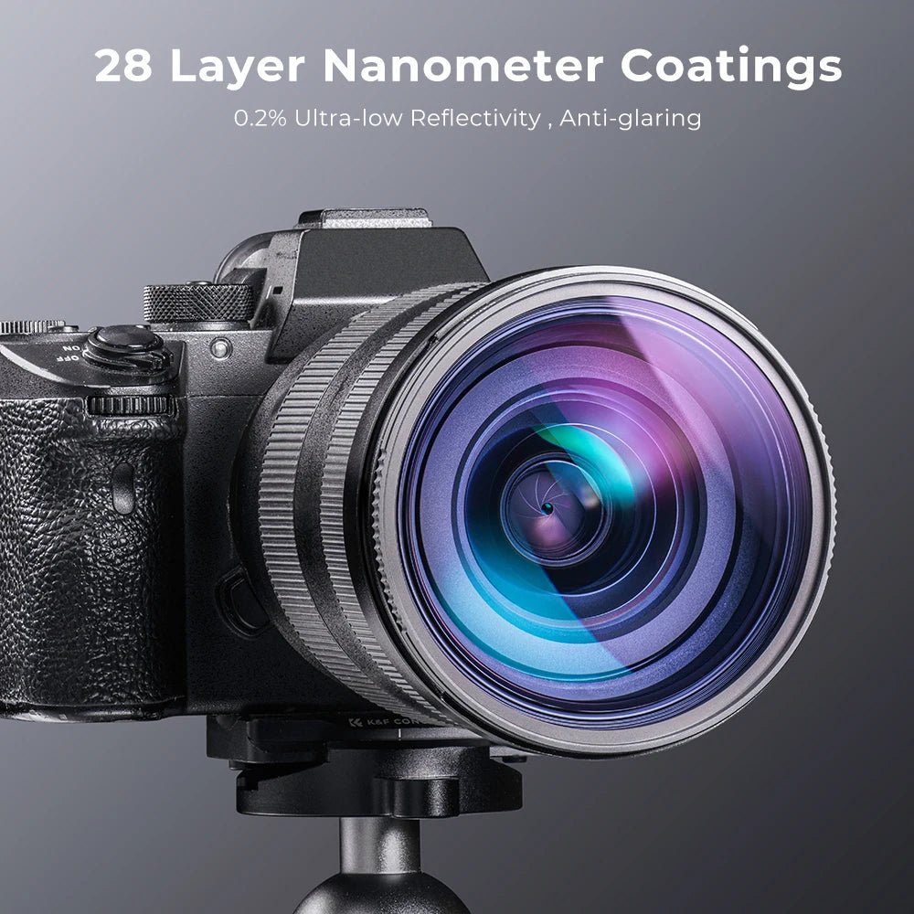 Light Pollution Filter for Night Sky - K&F Concept 58mm 67mm 77mm 82mm Nano-X Series