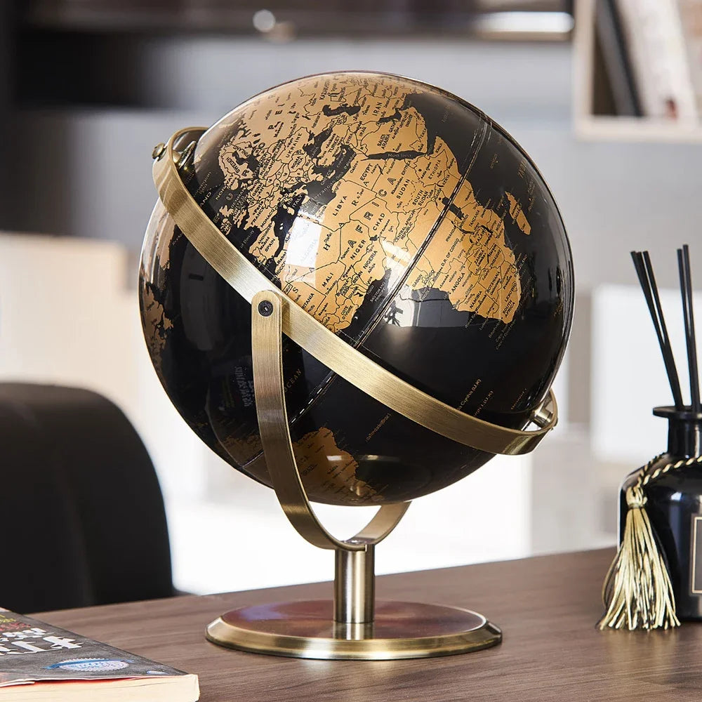 Vintage Style Modern World Globe On Stand For Sale   S84c750ab901f44559e30dcaa7091804bC.webp