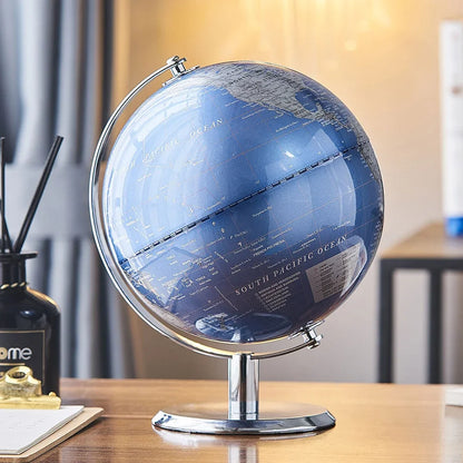 Vintage Style Modern World Globe on Stand for Sale