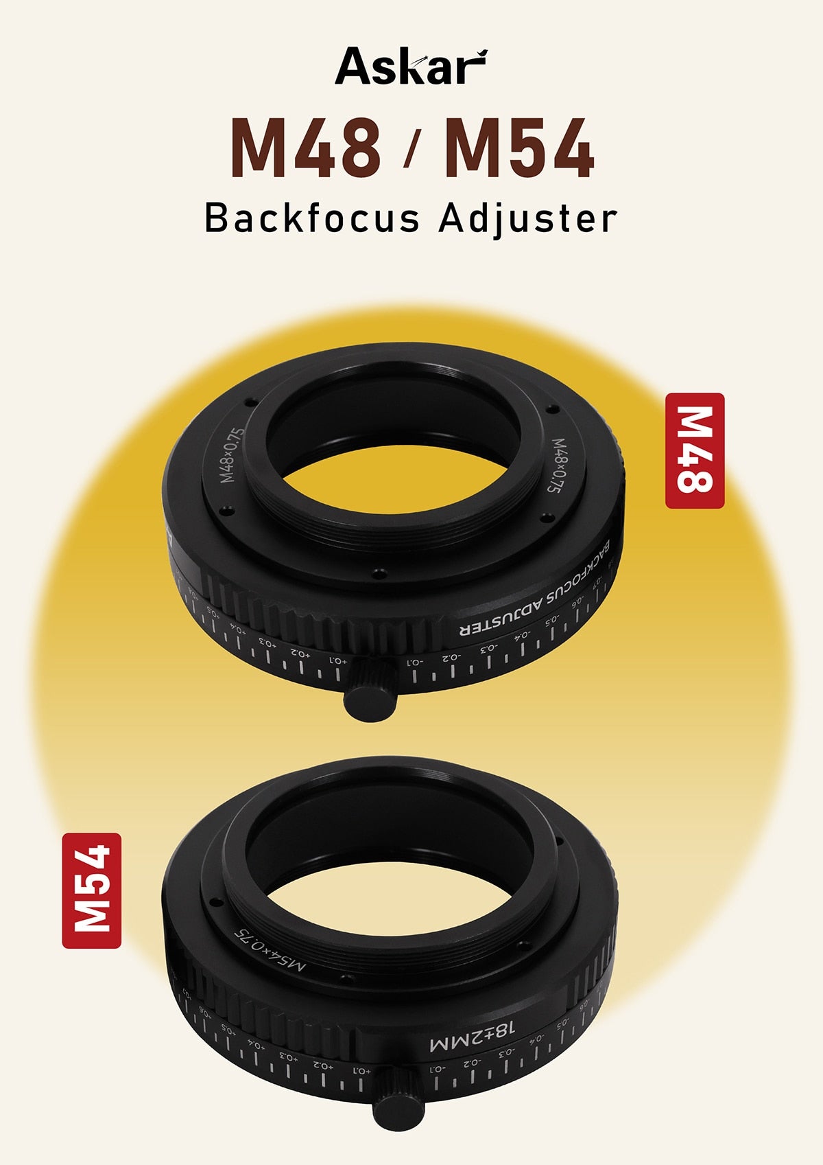 Askar M54 / M48 Backfocus Adjuster