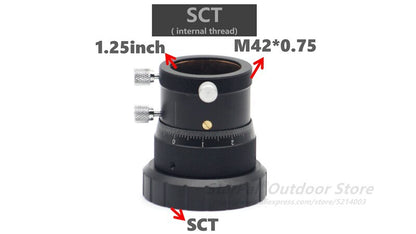 Double Helical Focuser 1.25" M42 T2 SCT 2 Inch Thread