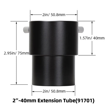 2 Inch Eyepiece Extension Tube